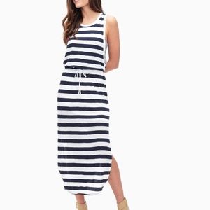 Splendid Pines Ruby Stripe Dress - White/Navy